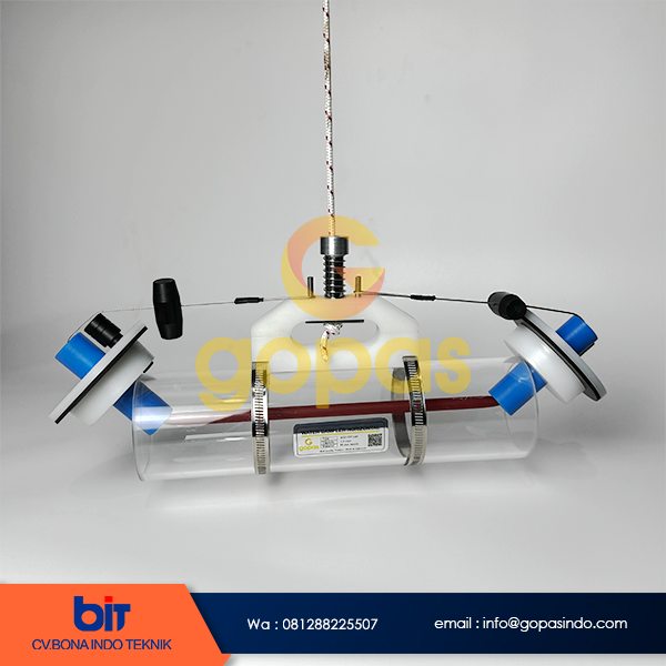Water Sampler Horizontal Merek Gopas, Water Sampler Kapasitas 2,2 Liter Merek Gopas Buatan Lokal