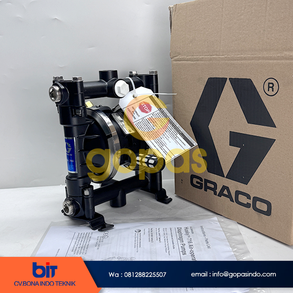 Diaphragm Pump Graco Husky 716 Size 3/4 Inch, Jual Husky 716 Graco Diaphragm Pump