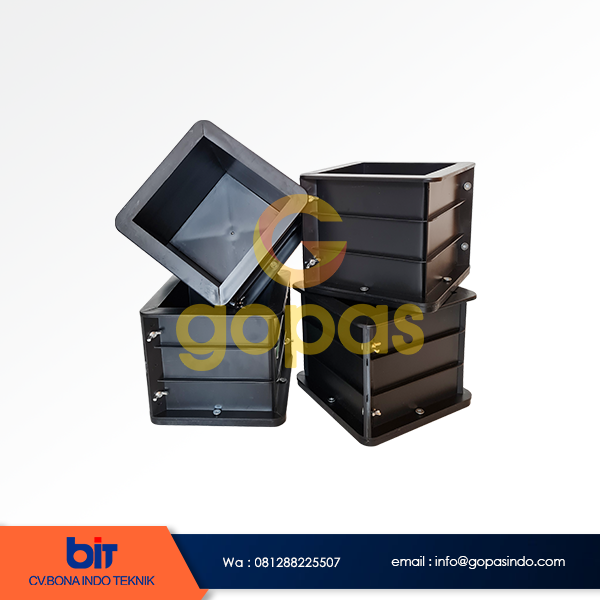 Cetakan Kubus Beton Plastik ABS