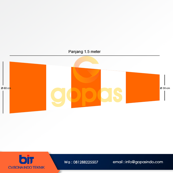 Kain windsock diameter 60 cm