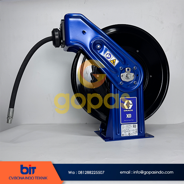 Hose Reel Graco HSM65B-Gulungan selang Graco 1/2 inch
